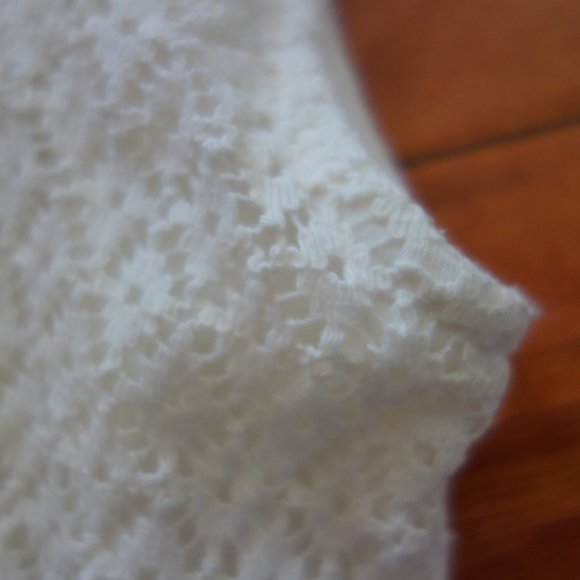 White Layered Floral Lace FormFitting Short Elegant Sexy Cocktail Dress Size XS - Picture 7 of 15